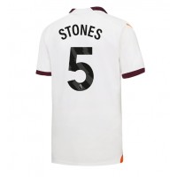 Moški Nogometni dresi Manchester City John Stones #5 Gostujoči 2023-24 Kratek Rokav